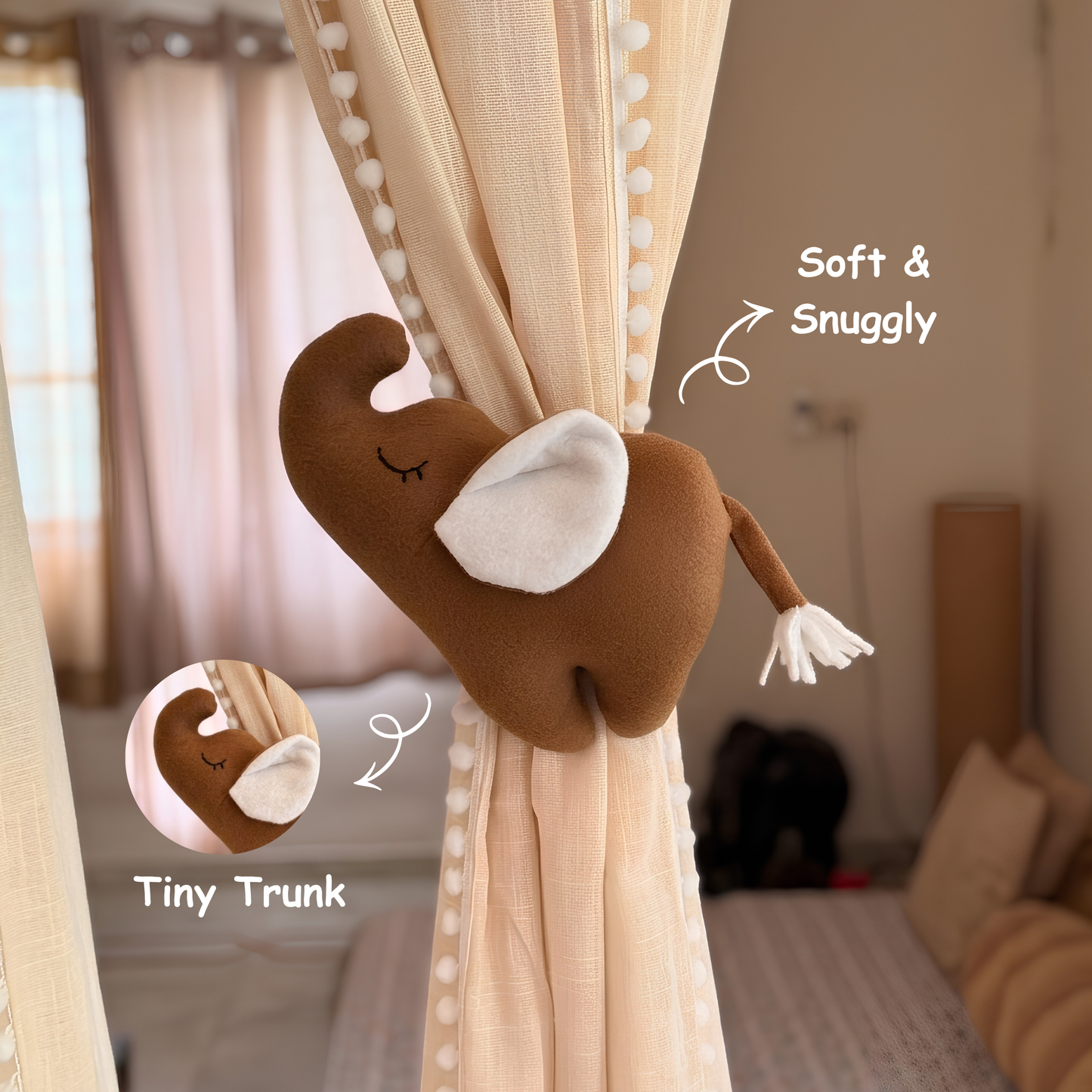 Elephant Curtain Tie