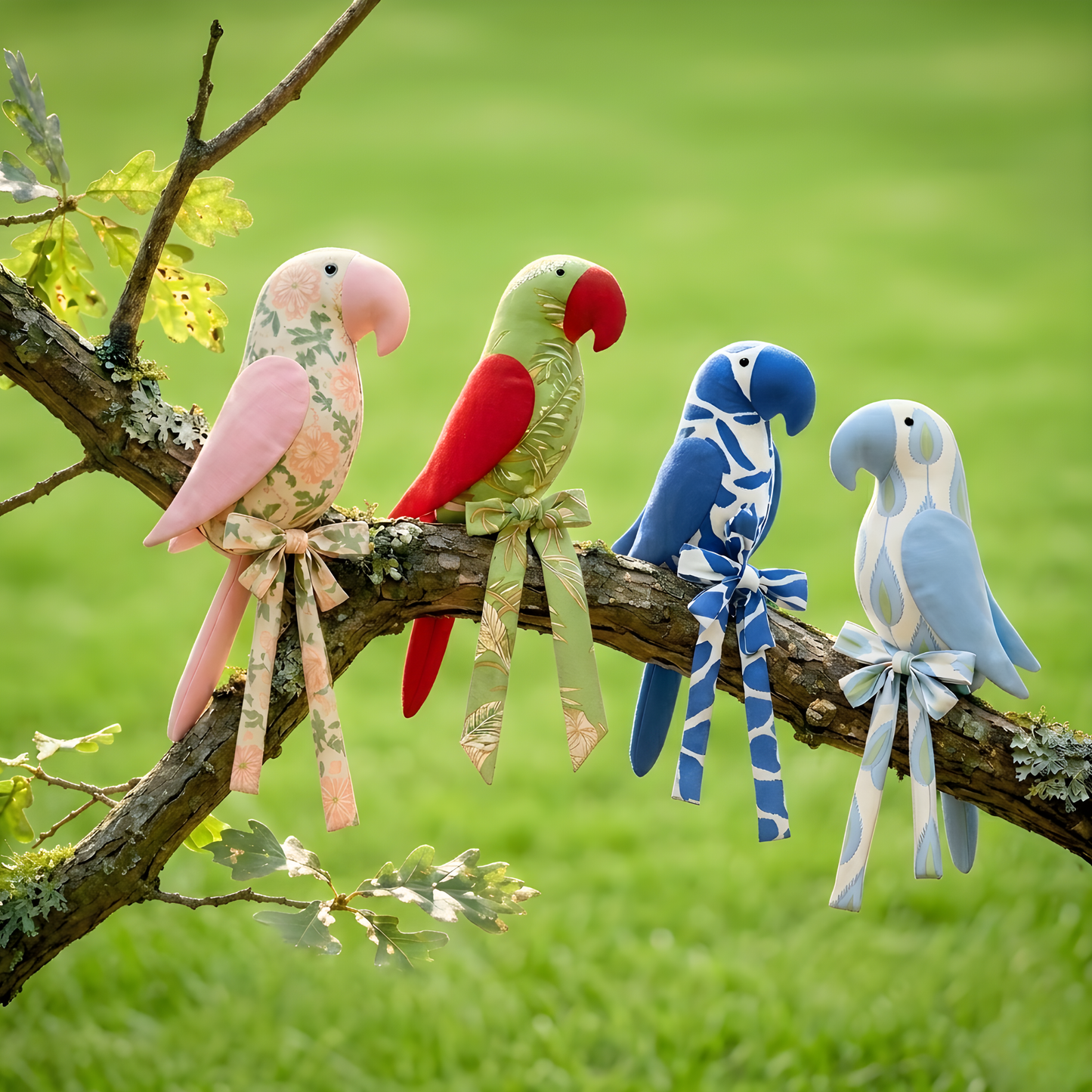 Parrot Curtain Tie