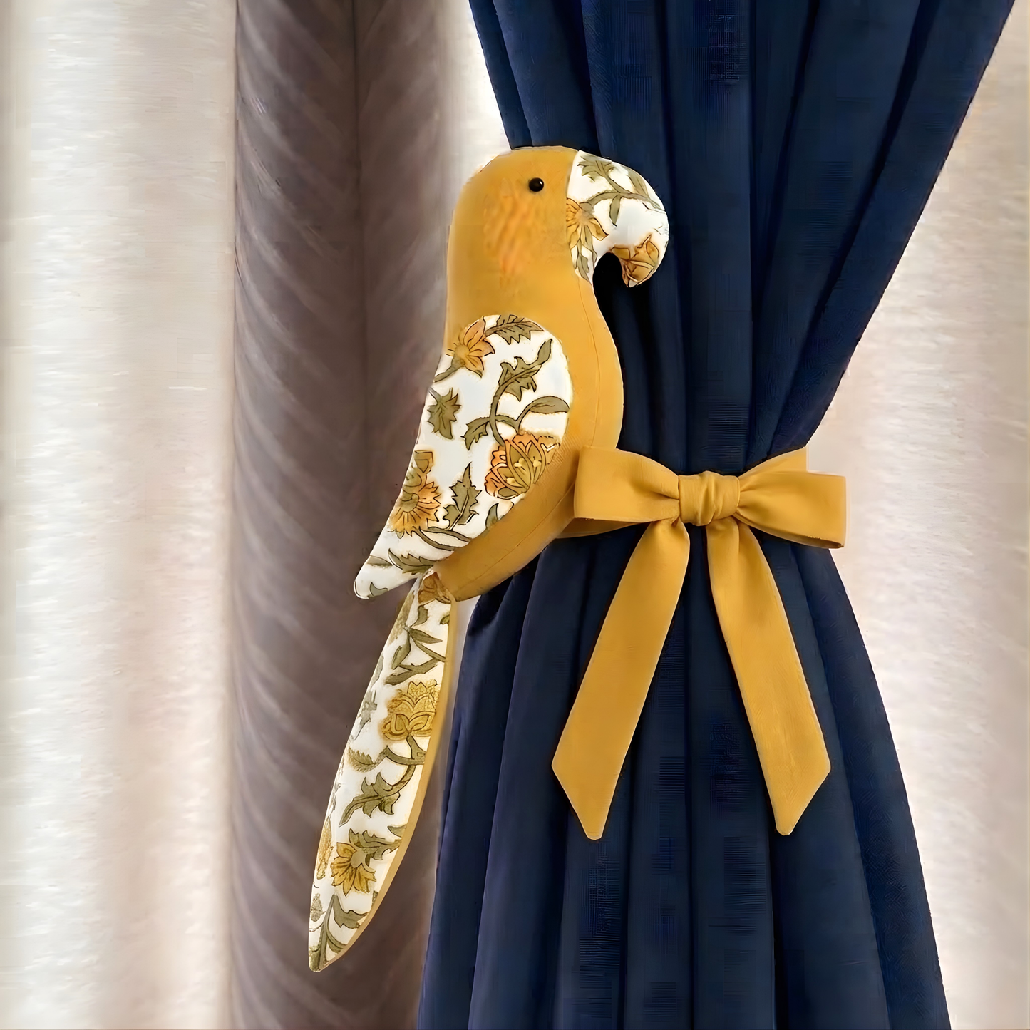 Parrot Curtain Tie