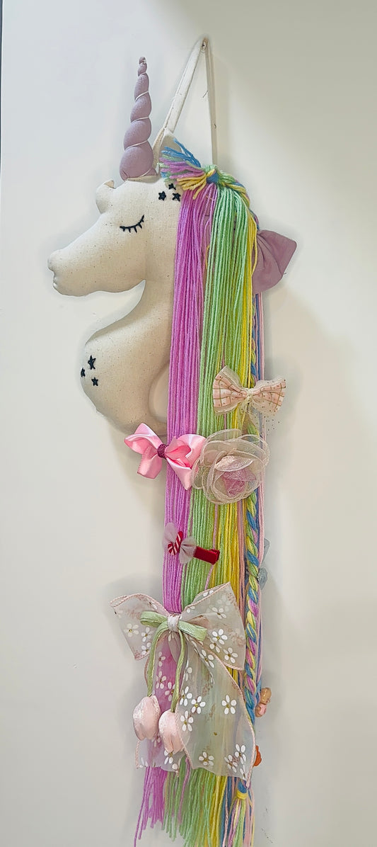 Unicorn Hair Clip Organizer