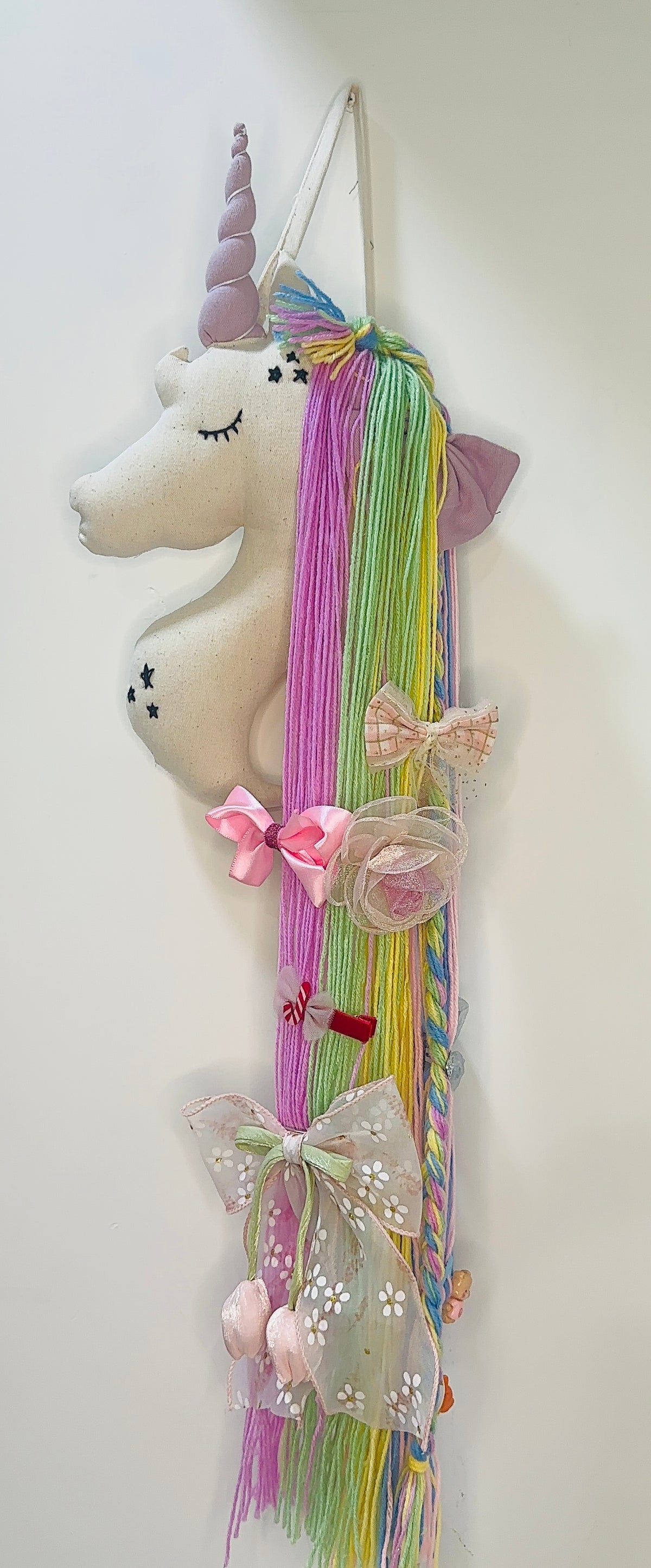 Unicorn Hair Clip Organizer