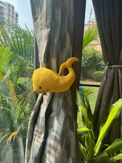 Whale Curtain Tie