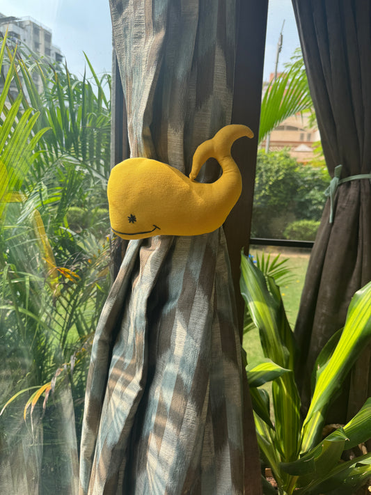 Whale Curtain Tie