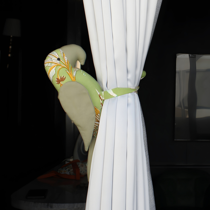 Parrot Curtain Tie