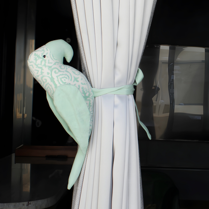 Parrot Curtain Tie