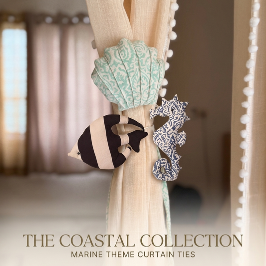 Ocean Inspired Curtain Ties (Pack of 3)