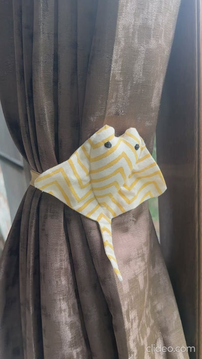 Manta Ray Curtain Tie
