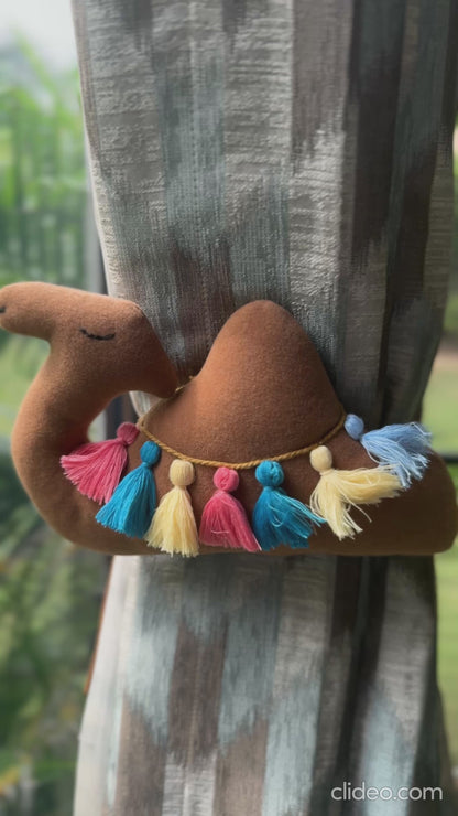 Camel Curtain Tie