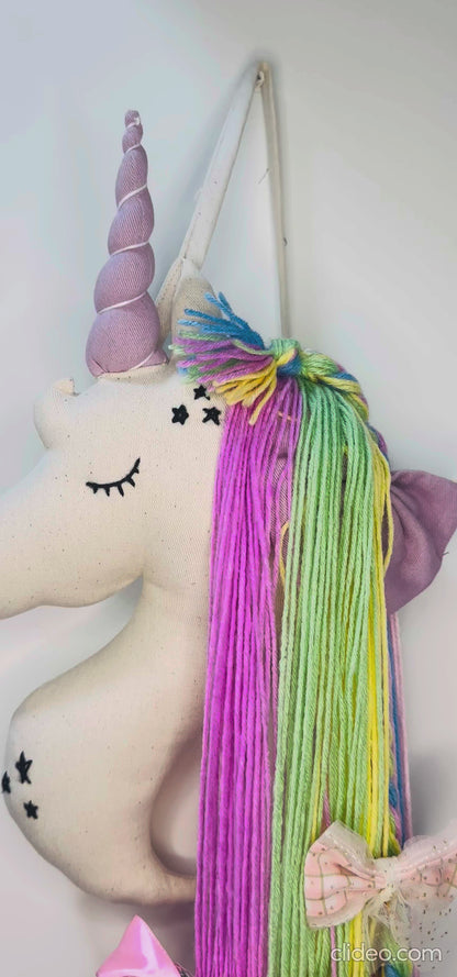 Unicorn Hair Clip Organizer