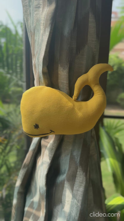 Whale Curtain Tie