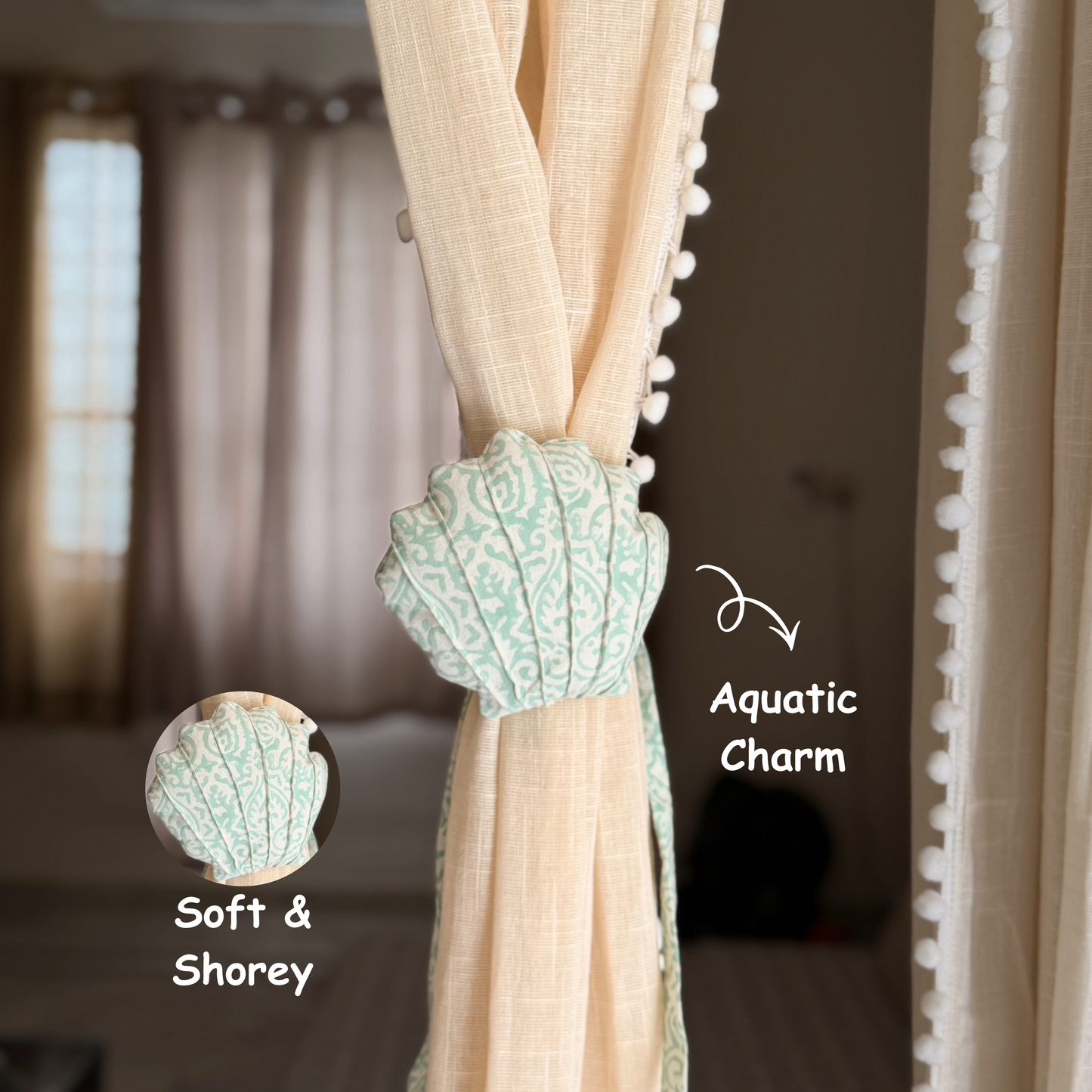 Ocean Inspired Curtain Ties (Pack of 3)
