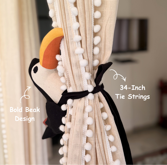 Tuki Toucan Curtain Tie